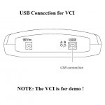 USB Cable for OTC 3895 Genisys Touch VCI USB Connenction